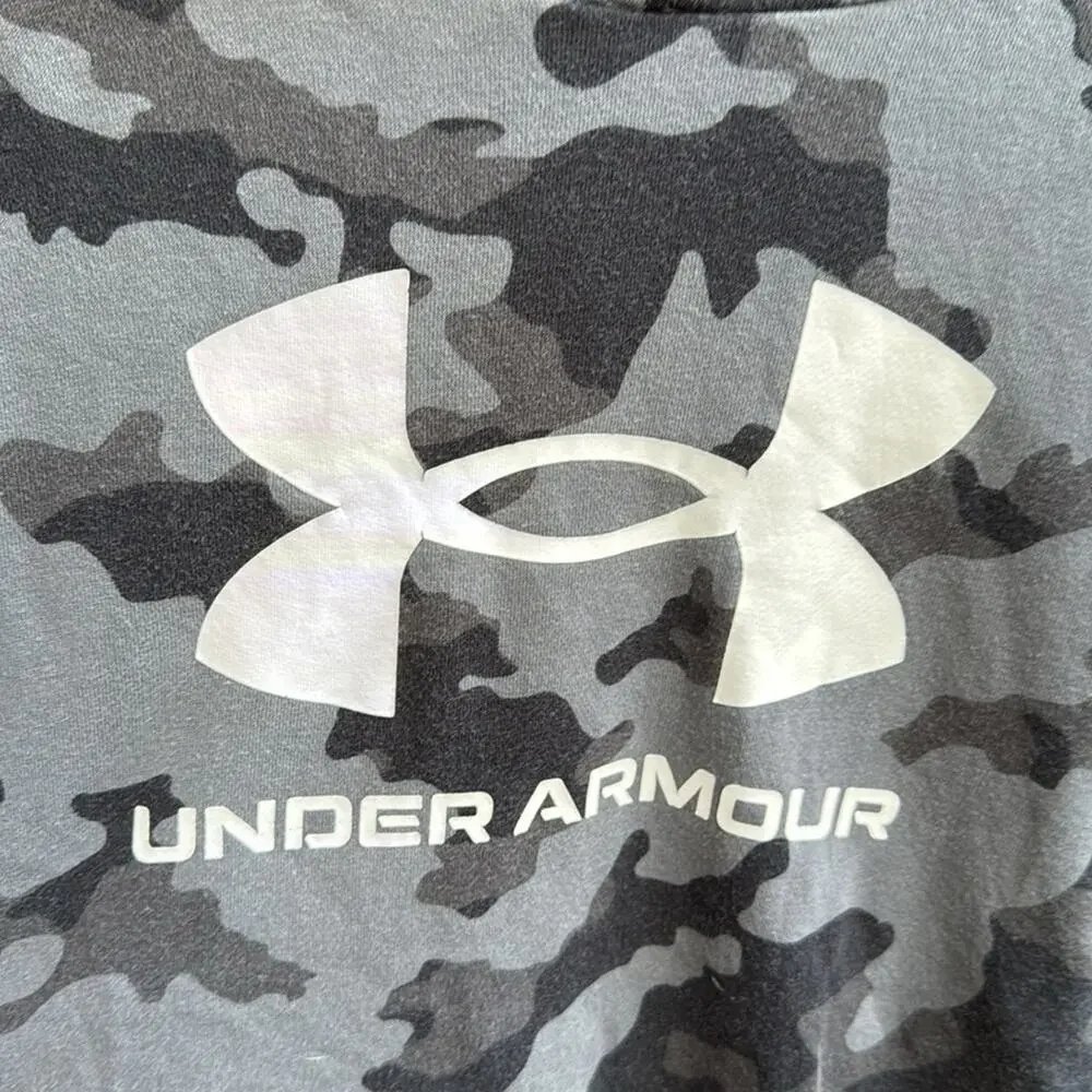 Under Armour Youth XL Black and Gray Camo Hoodie